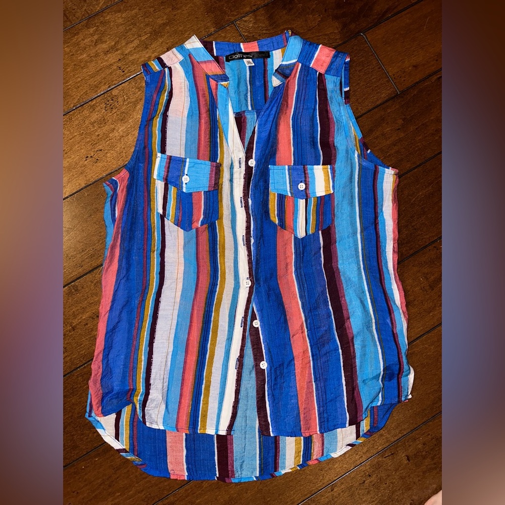 Clotheshead lightweight sleeveless blouse